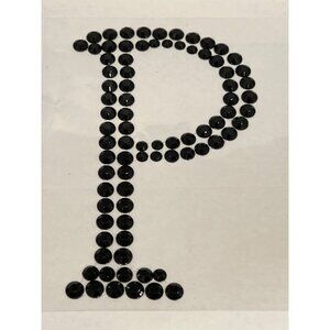 Recollections Halloween Bling Rhinestone Gem Embellishment Letter P 422464